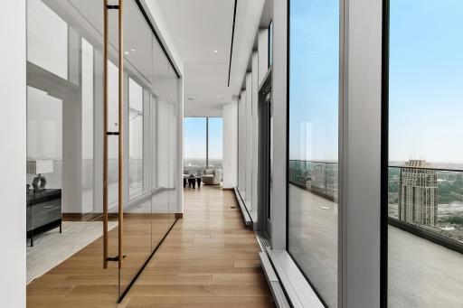 Stunning terrace off of your office leading to the bedroom space- breathtaking!