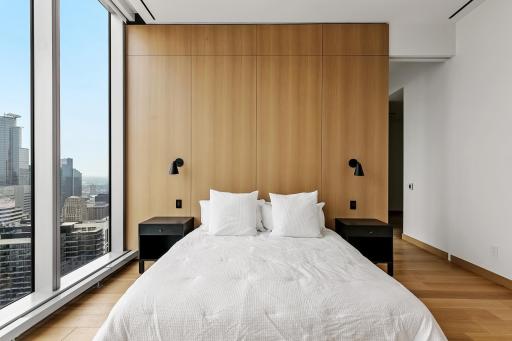 Luxurious primary bedroom