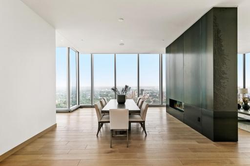 Spectacular open floor plan with high 11'6" ceilings.
