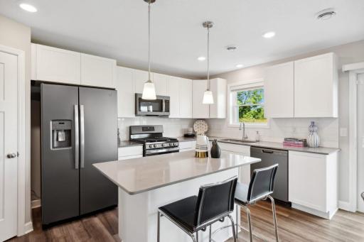 Pictures are of model home; Colors and options may vary