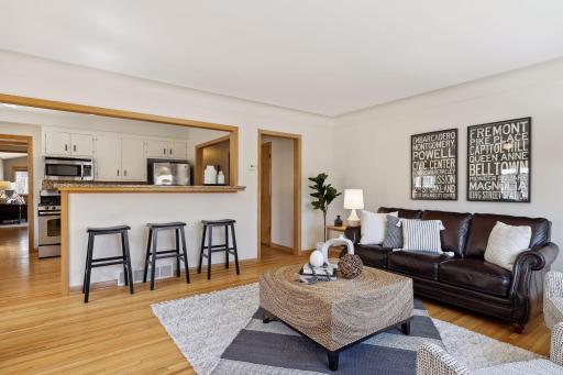 Open concept layout.