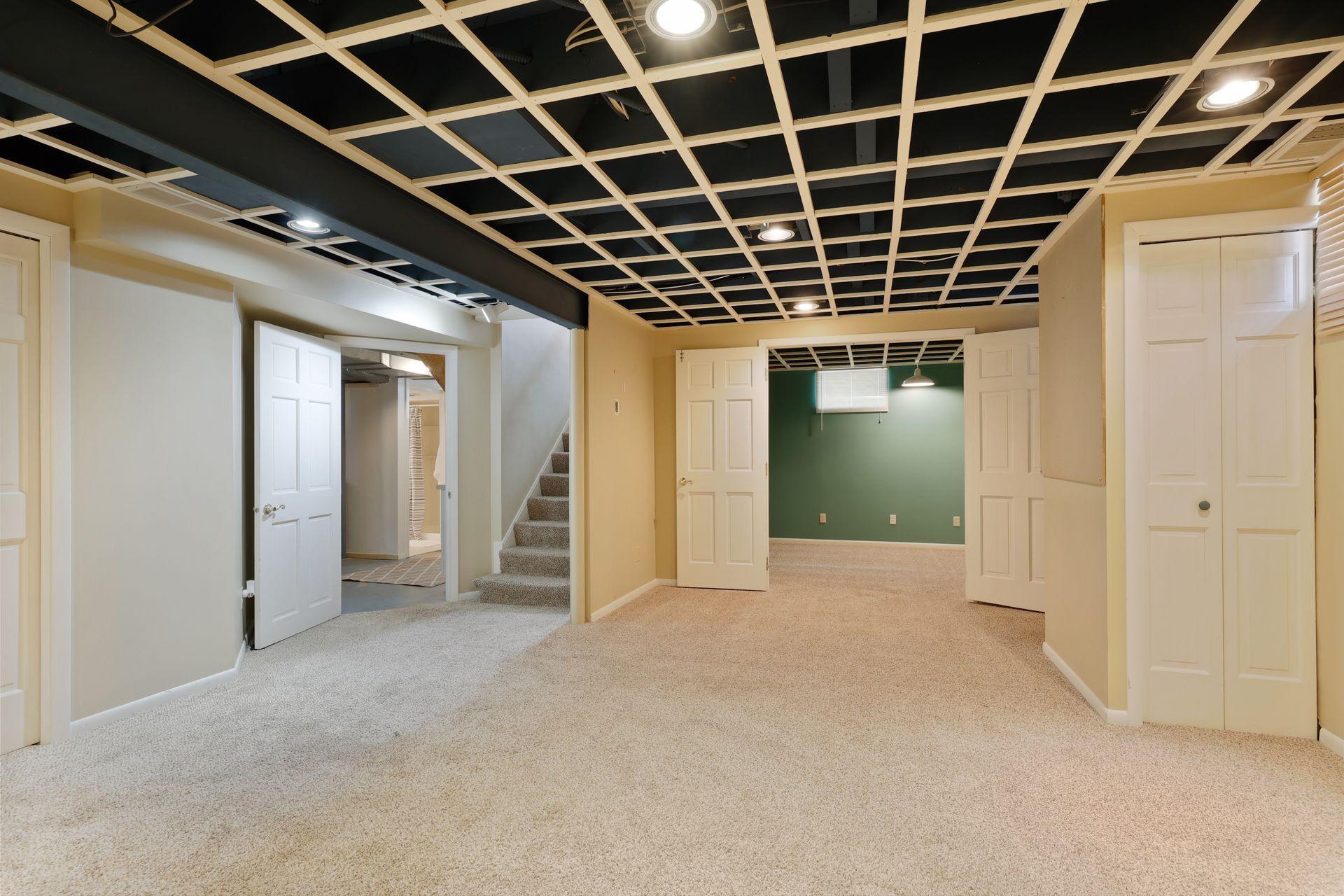 Large finished lower level with family room.