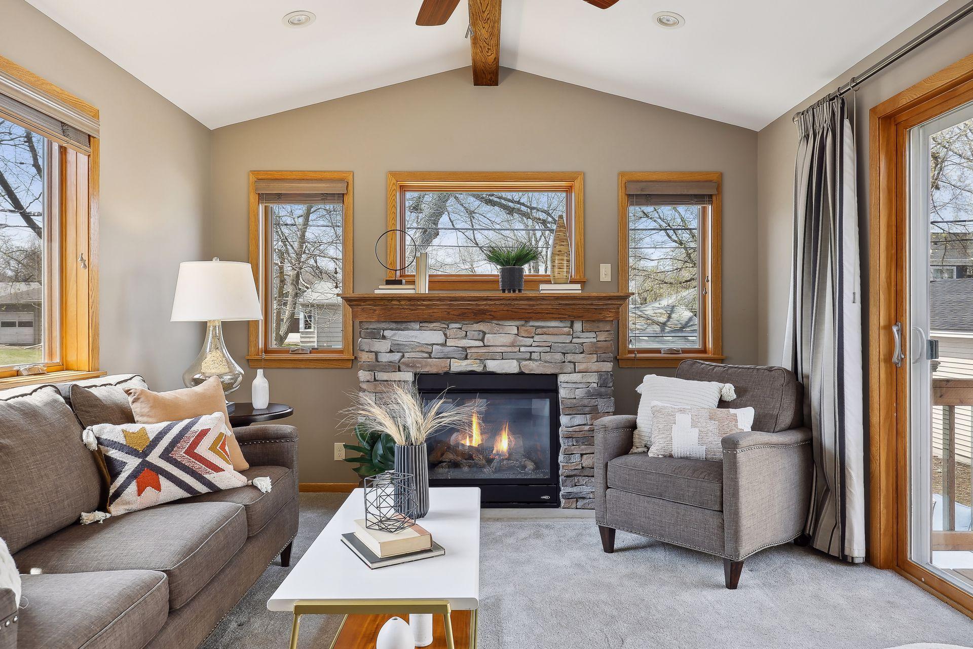 Zen living space perfect for relaxing.