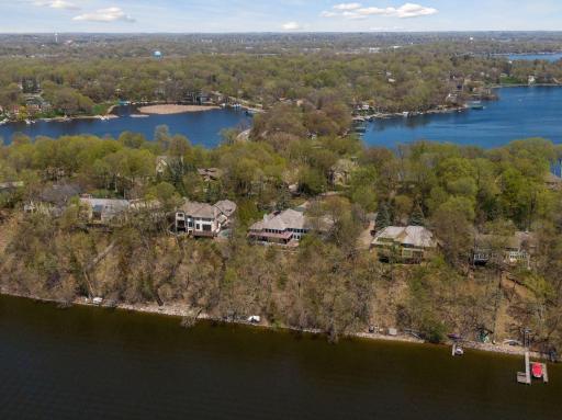 Aerial view looking north east over Mound and Surfside Park