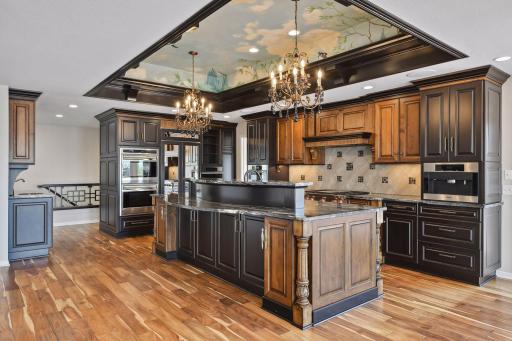 Filled with architectural touches this lovely kitchen with delight casual cooks and pro chef's alike