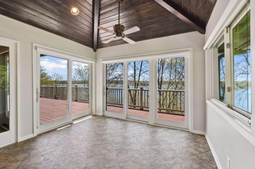 Sunroom addition could be a great spot for a home office or workout space with a view!