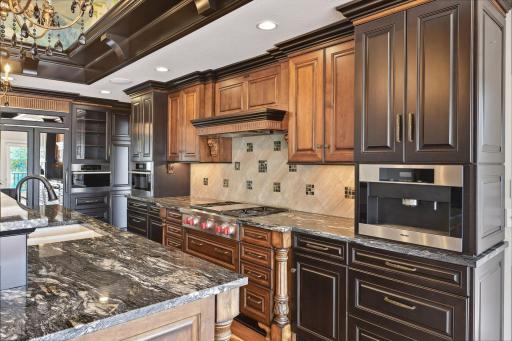 Built-in Miele coffee station