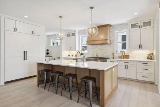 Chefs kitchen with professional style appliances will please any cook Photos are from a previously built home.