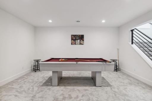 Flex / Game area. Photos are from a previously built home.