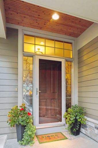 A front Porch with timeless charm and beauty.
