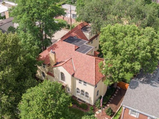 Southeast aerial view.