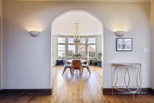 Main foyer with view of formal dining