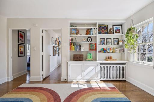 2nd floor kids wing play, art and entertainment room