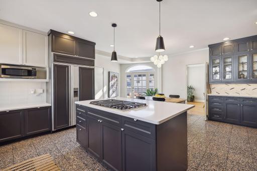 Recently updated kitchen with new appliances and Subzero refrigerator/freezer