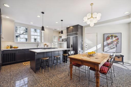 Recently updated kitchen and breakfast area