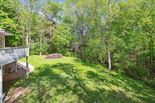 With .88 acres, there is a lot of useable yard space - run, play and enjoy!