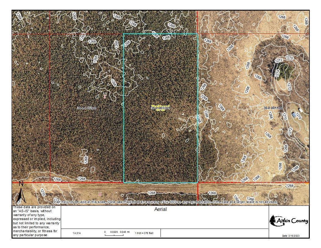 Photo for TBD 270th Lane, Aitkin, MN 56431 - Listing #6343147 GIS Map