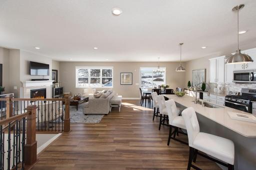 Photo for 3585 110th Lane NE, Blaine, MN 55449 - Listing #6344017 One of the striking views that is seen from the foyer! *Note - photos are of a model, some features, options and colors will vary.