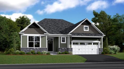 Photo for 3585 110th Lane NE, Blaine, MN 55449 - Listing #6344017 Rendering of front of home. Some colors and elements may vary.