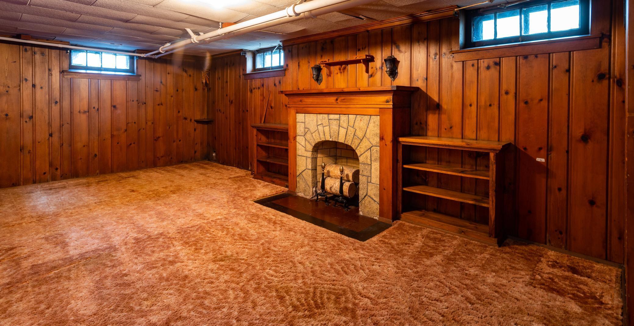 Finished Lower Level Family Room