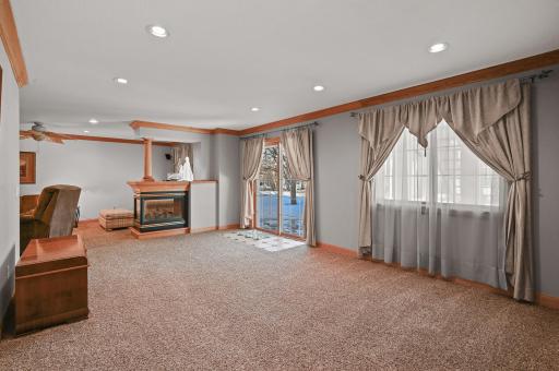 L shaped family room! How will you enjoy so much living space?!