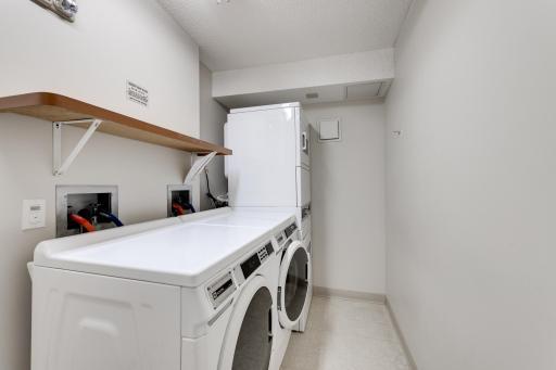 The laundry facilities are on the 19th floor.