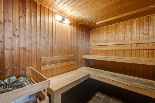 Enjoy the many benefits of a sauna or detoxify after your workout.