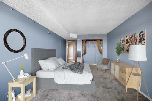 Bedroom virtually stagged to give you idea's for your new space!