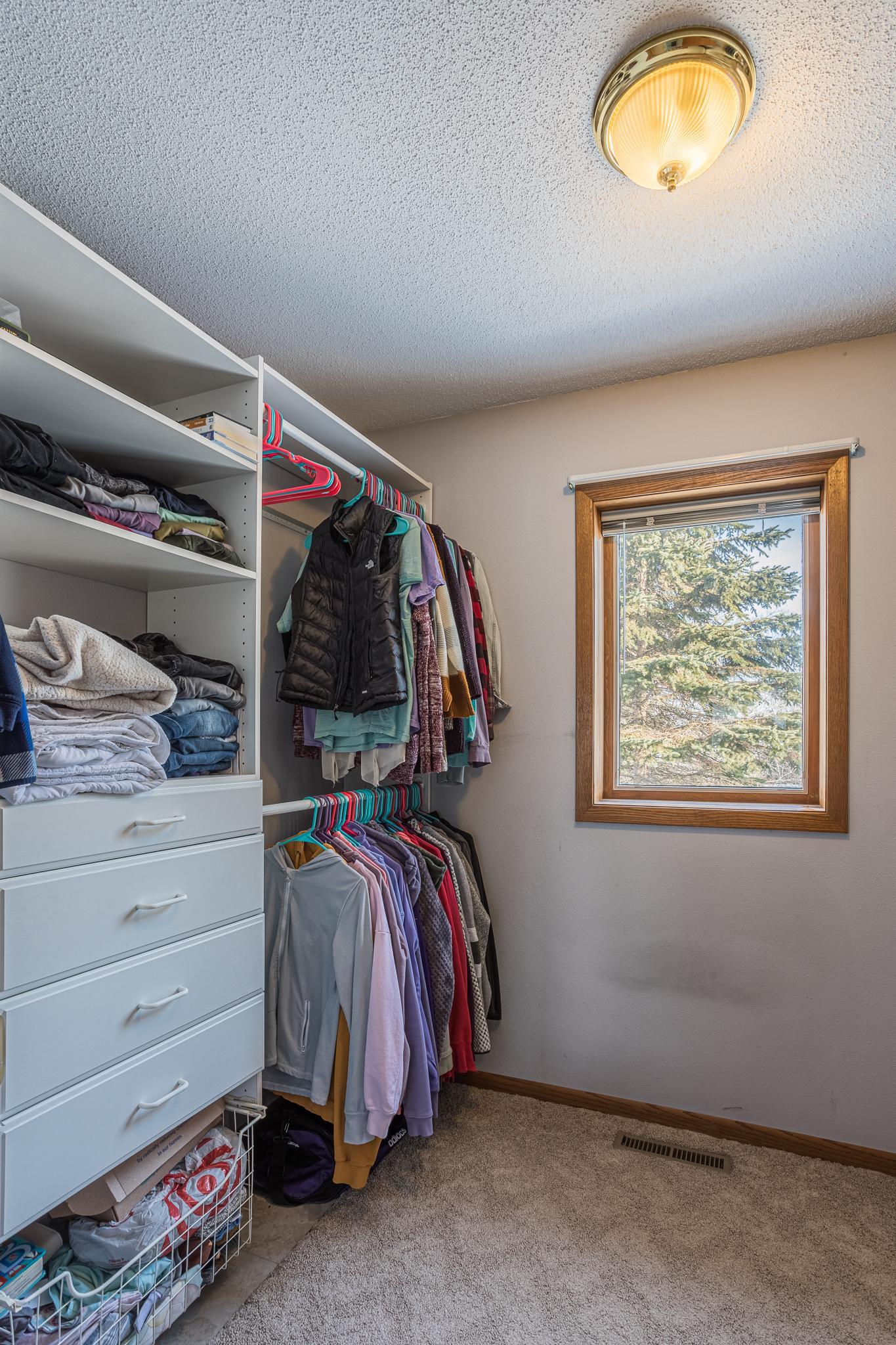 Walk-in Closet in Primary