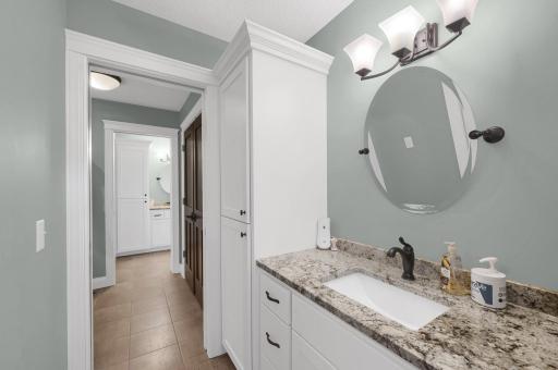 Bedroom 3's sink room with walk in closet