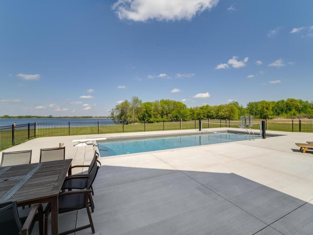 Spacious covered patio.