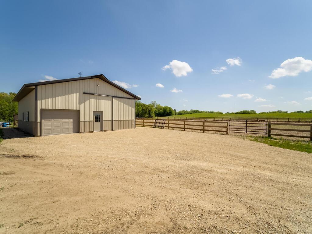 Detached pole building.