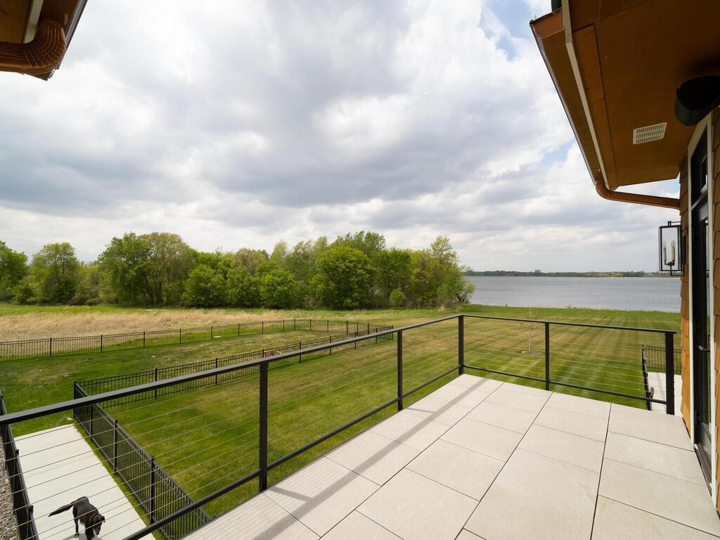 Italian marble private deck.