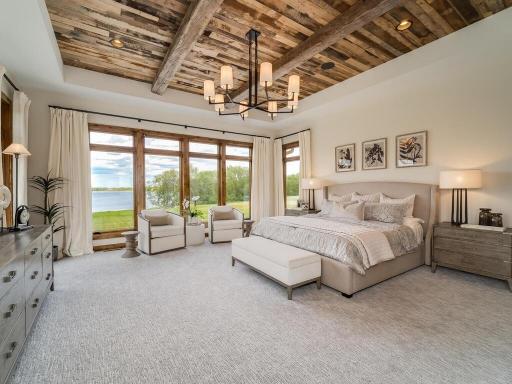 French doors lead you in to fabulous primary suite.