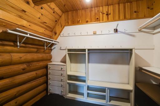 Second floor walk-in closet off bathroom