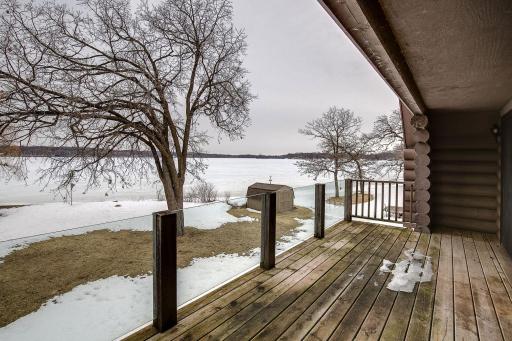 Second floor deck overlooking your shoreline!