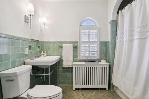 Had to keep some original! (New Sink, Toilet and Hardware