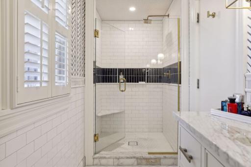 Heated Floors in this Upper Level Bathroom