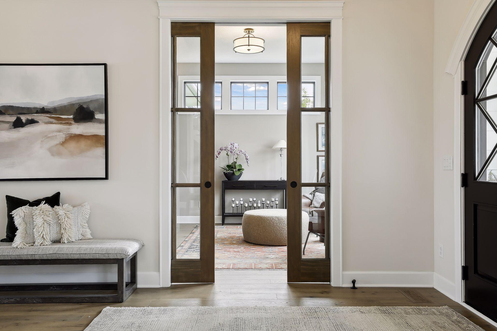 pocket doors for main level office for privacy