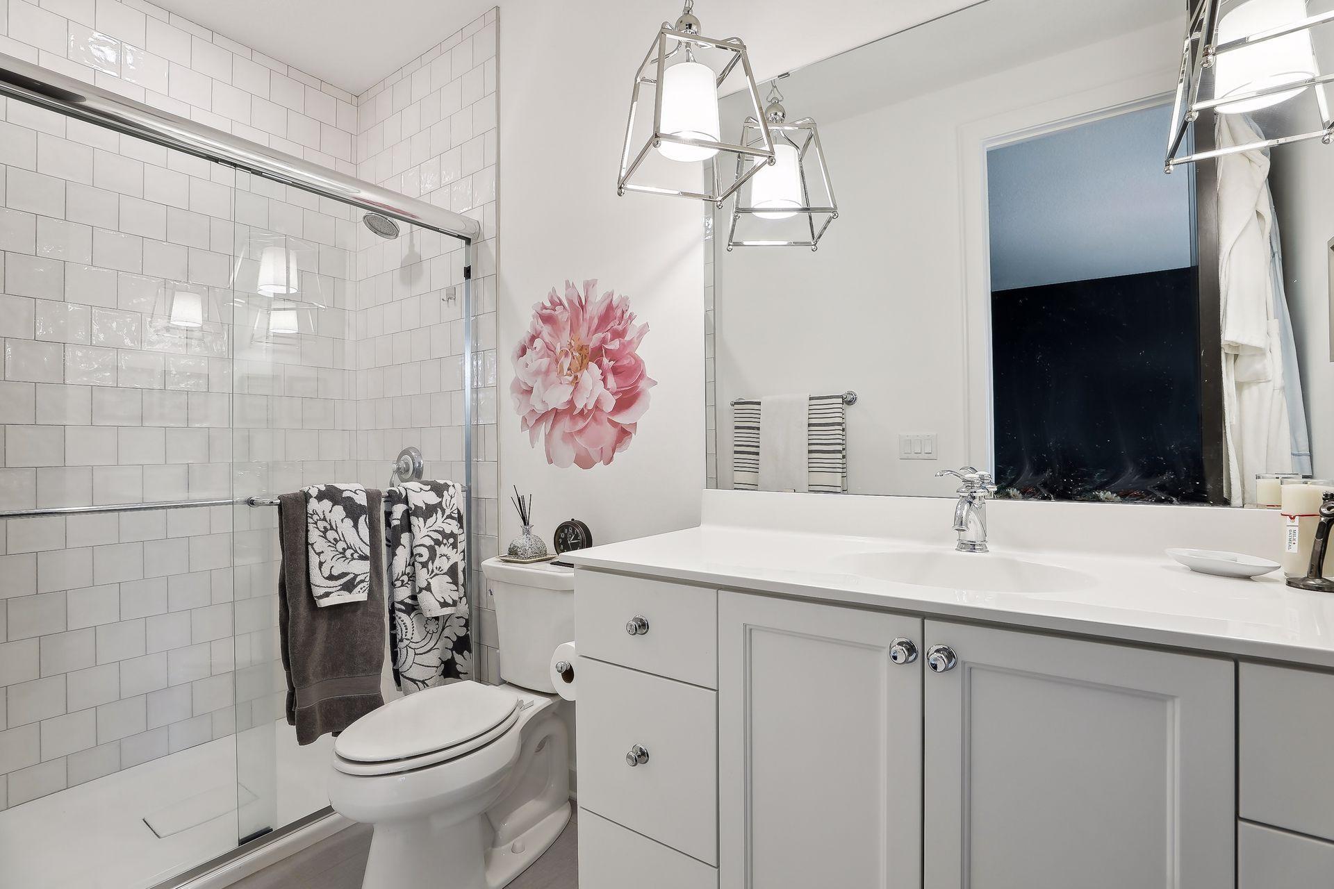 Every bedroom has a private bath