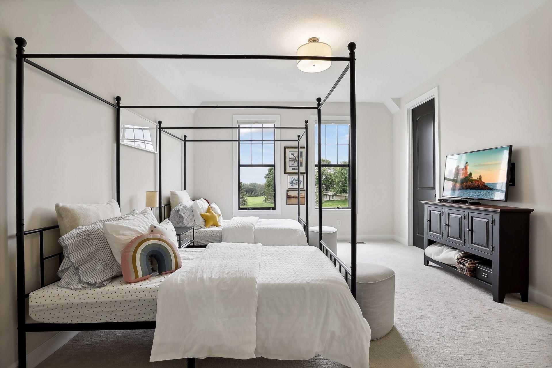 Bedroom #3 on upper level with private bath