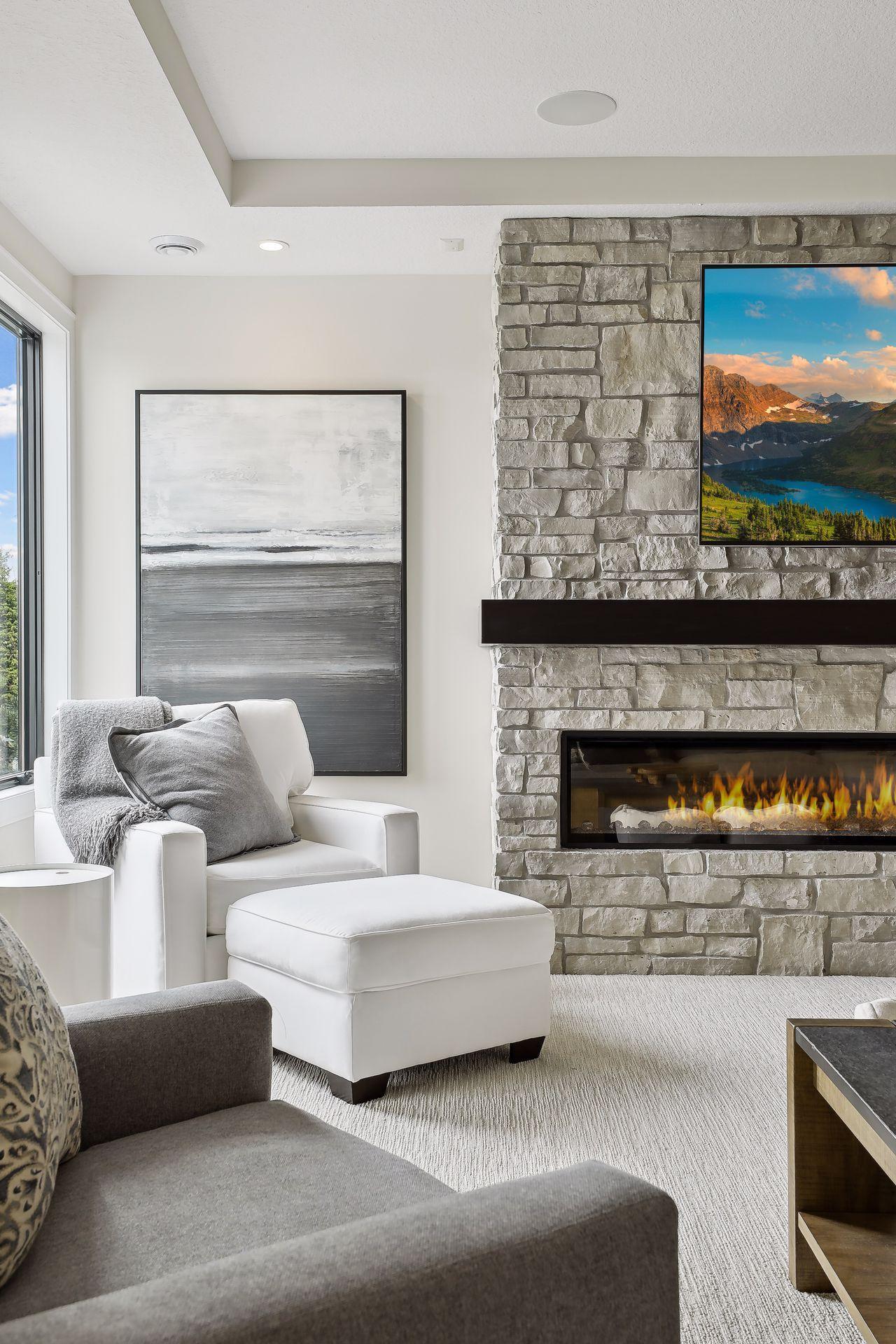 Walk-out lower level