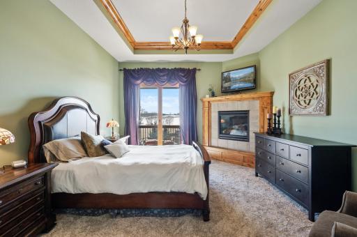 Photo for 7651 Cress View Lane, Prior Lake, MN 55372 - Listing #6352275 An owner's suite with a fireplace. Such a nice feature that is oftentimes overlooked...but not here!