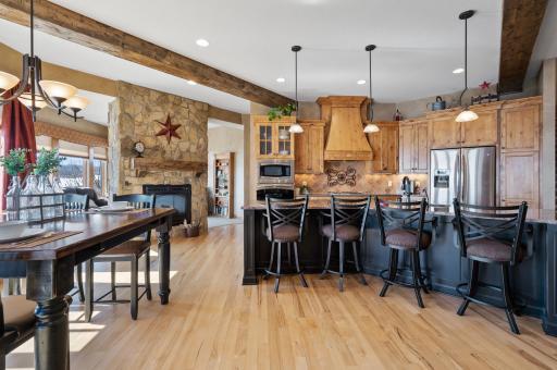 Photo for 7651 Cress View Lane, Prior Lake, MN 55372 - Listing #6352275 So much grace and style with the pendant lighting and hickory wood floor.