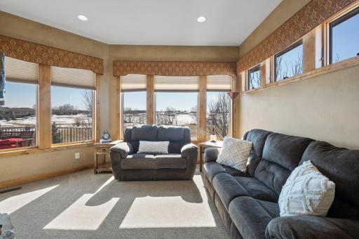 Photo for 7651 Cress View Lane, Prior Lake, MN 55372 - Listing #6352275 Just off the kitchen, this is the owner's favorite spot to hang and relax.