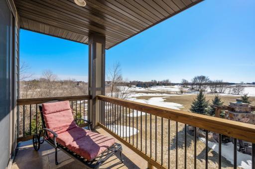 Photo for 7651 Cress View Lane, Prior Lake, MN 55372 - Listing #6352275 Owner's suite balcony. Great spot to watch the sunrise/sunset while holding a coffee and book.