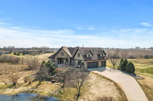 Photo for 7651 Cress View Lane, Prior Lake, MN 55372 - Listing #6352275 The view from the road is truly impressive. The home overlooks this private pond and has a long driveway that sets it back to provide even more privacy.