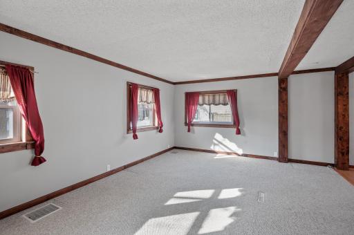 Lots of natural light in front living room area