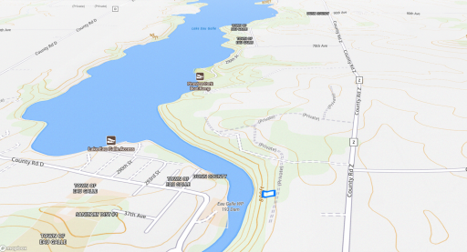 Topographical Area Map