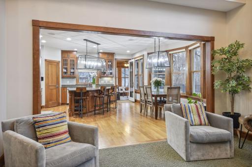Open floor plan with Great Room next to Kitchen